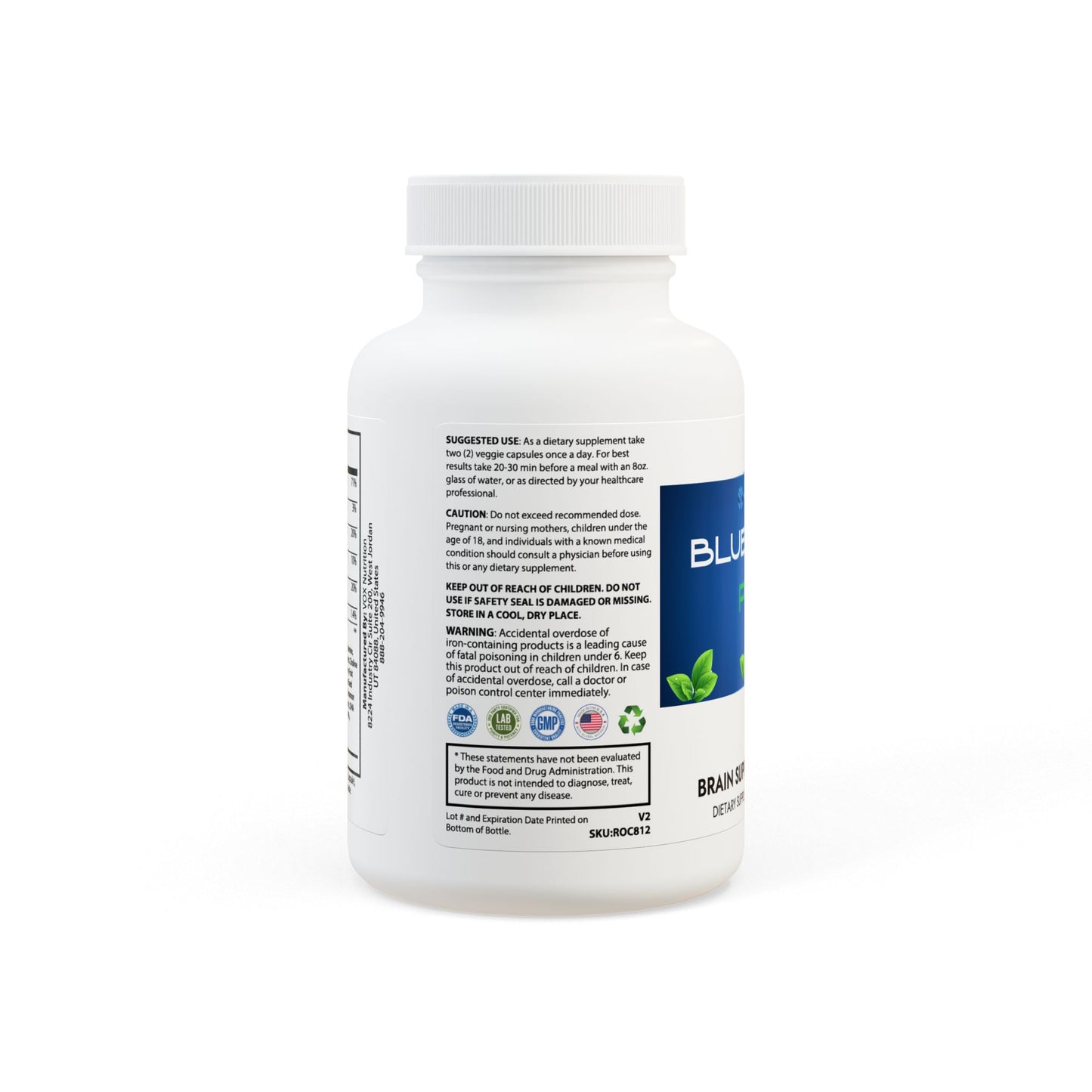 Brain Support Complex Supplement (60 Capsules)